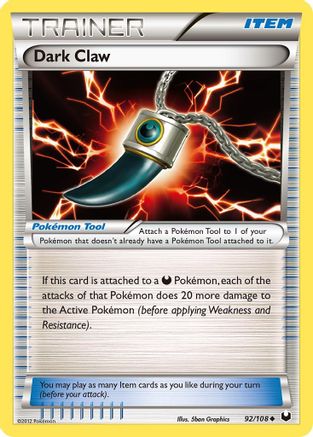 Dark Claw 092/108 Dark Explorers - Uncommon
