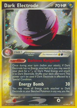 Dark Electrode 004/109 Team Rocket Returns - Holo Rare
