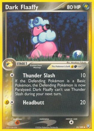 Dark Flaaffy 033/109 Team Rocket Returns - Uncommon