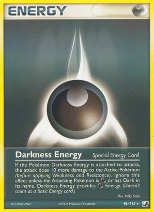 Darkness Energy (Special) 096 - Reverse Holofoil Unseen Forces - Rare