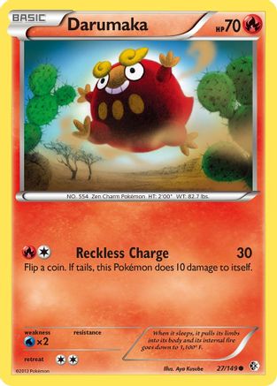 Darumaka 027 - Reverse Holofoil Boundaries Crossed - Common