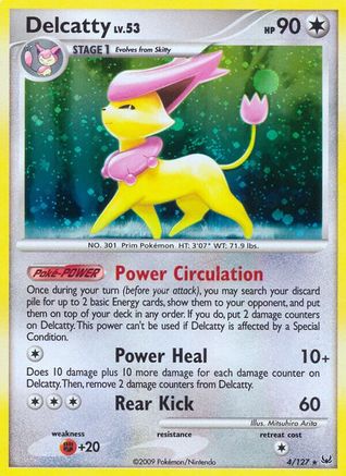 Delcatty 004 - Reverse Holofoil Platinum - Holo Rare