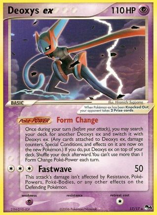 Deoxys ex 017 POP Series 4 - Ultra Rare