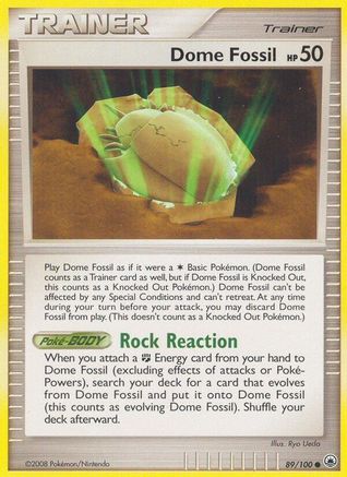 Dome Fossil 089 - Reverse Holofoil Majestic Dawn - Common