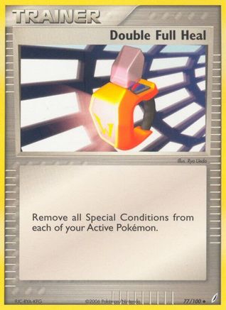 Double Full Heal 077/100 Crystal Guardians - Uncommon