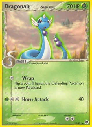 Dragonair (Delta Species) 028/101 Dragon Frontiers - Uncommon