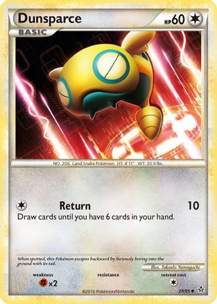 Dunsparce 029 - Reverse Holofoil Unleashed - Uncommon