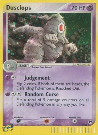 Dusclops 004 - Holofoil Sandstorm - Holo Rare