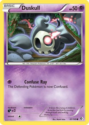 Duskull 061 - Reverse Holofoil Boundaries Crossed - Common