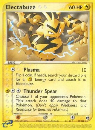 Electabuzz 035/100 Sandstorm - Uncommon