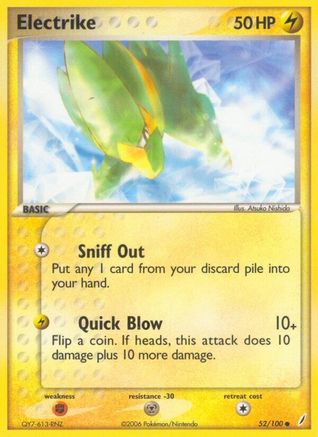 Electrike 052/100 Crystal Guardians - Common