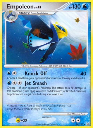 Empoleon 026 - Reverse Holofoil Platinum - Rare
