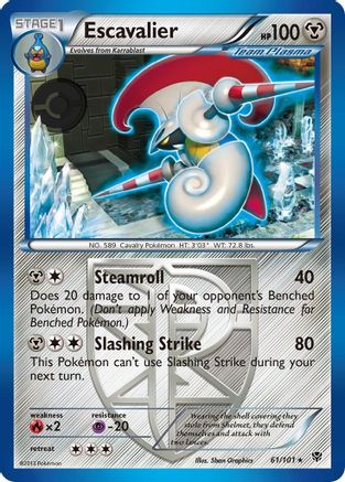 Escavalier (Team Plasma) 061 Plasma Blast - Rare