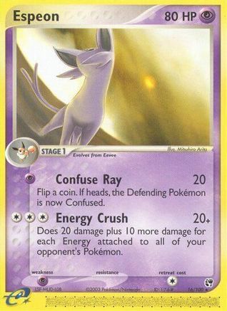 Espeon 016/100 Sandstorm - Rare