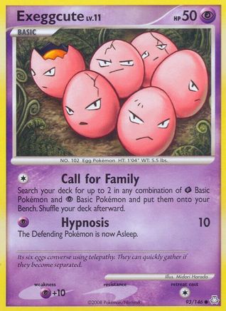 Exeggcute 093 - Reverse Holofoil Legends Awakened - Common
