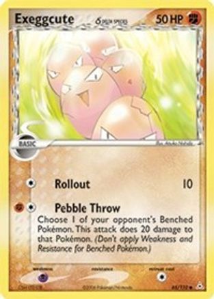 Exeggcute (Delta Species) 065/110 - Reverse Holofoil Holon Phantoms - Common