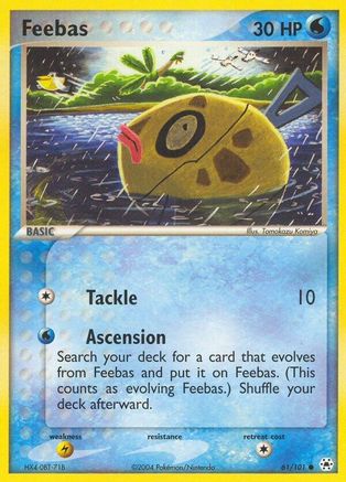 Feebas 061 - Reverse Holofoil Hidden Legends - Common