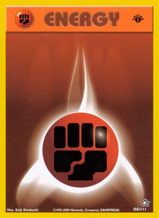 Fighting Energy 106/111 - 1st Edition Neo Genesis - Common