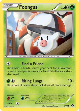 Foongus 008 - Reverse Holofoil Next Destinies - Common
