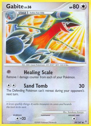Gabite 059 - Reverse Holofoil Supreme Victors - Uncommon