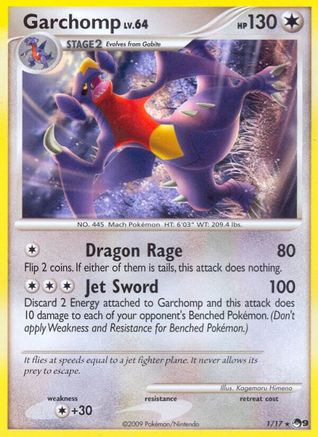 Garchomp 001 POP Series 9 - Rare