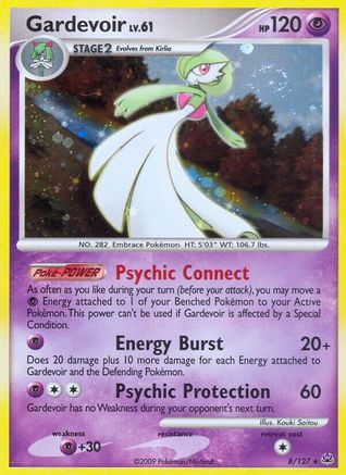 Gardevoir 008 - Reverse Holofoil Platinum - Holo Rare