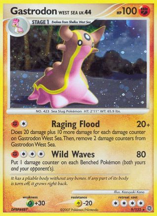 Gastrodon West Sea 009 - Holofoil Secret Wonders - Holo Rare