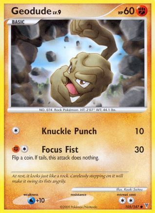 Geodude 105 Supreme Victors - Common
