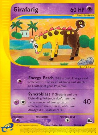 Girafarig 058 Skyridge - Common