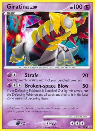 Giratina (27) 027 Platinum - Rare