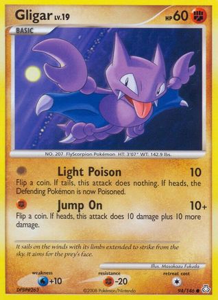 Gligar (94) 094 - Reverse Holofoil Legends Awakened - Common