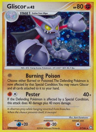 Gliscor (5) 005 - Reverse Holofoil Legends Awakened - Holo Rare