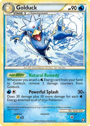 Golduck 022 Triumphant - Rare