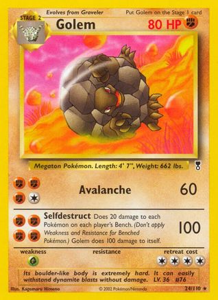 Golem 024 Legendary Collection - Rare