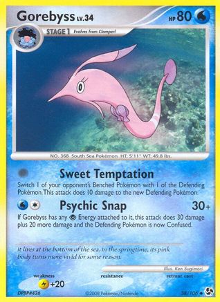 Gorebyss 038 - Reverse Holofoil Great Encounters - Uncommon