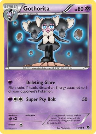 Gothorita (46) 046 - Reverse Holofoil Emerging Powers - Uncommon