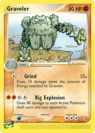 Graveler 029/097 Dragon - Uncommon