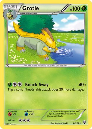 Grotle 002 - Reverse Holofoil Plasma Storm - Uncommon
