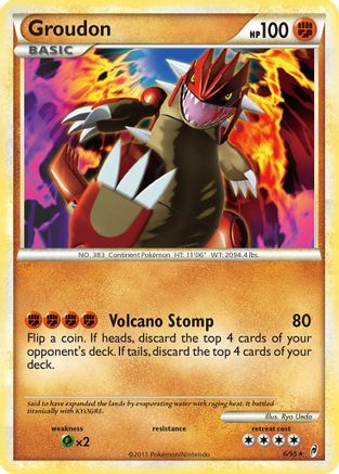 Groudon 006 - Holofoil Call of Legends - Holo Rare