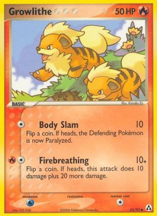 Growlithe 055/92 Legend Maker - Common