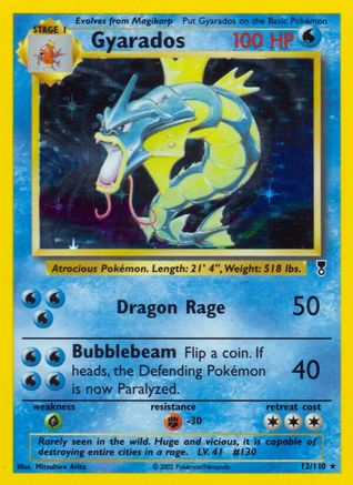 Gyarados 012 - Reverse Holofoil Legendary Collection - Holo Rare