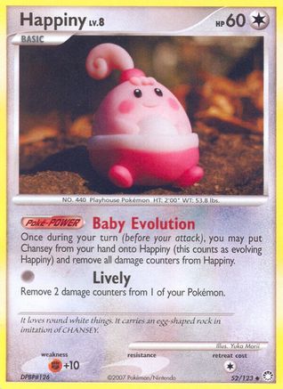Happiny 052/123 Mysterious Treasures - Uncommon
