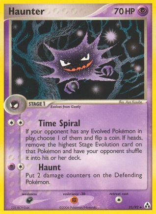 Haunter 035/92 - Reverse Holofoil Legend Maker - Uncommon