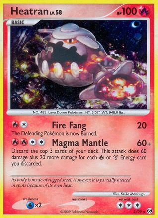 Heatran 003 - Reverse Holofoil Arceus - Holo Rare