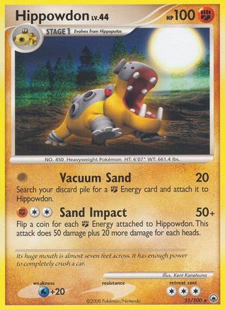 Hippowdon 021 Majestic Dawn - Rare