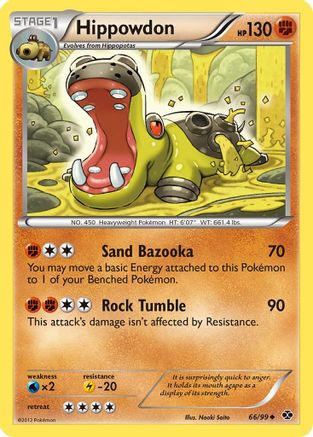 Hippowdon 066 - Reverse Holofoil Next Destinies - Uncommon