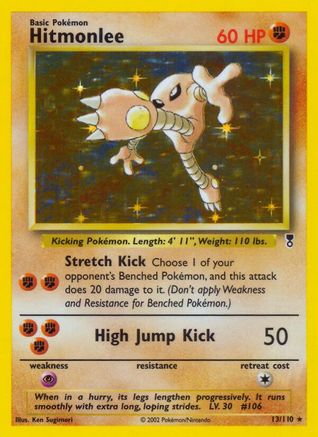 Hitmonlee 013 - Holofoil Legendary Collection - Holo Rare