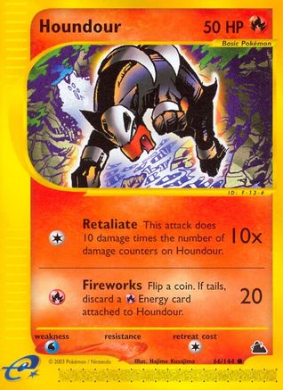 Houndour 066 - Reverse Holofoil Skyridge - Common