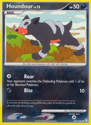 Houndour 103/146 - Reverse Holofoil Legends Awakened - Common