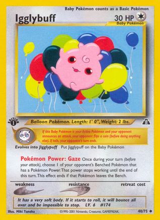 Igglybuff 040/75 - 1st Edition Neo Discovery - Uncommon